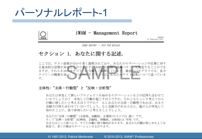 パーソナルレポート-1